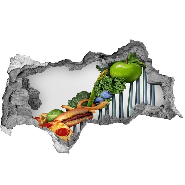 Samolepící nálepka Kulinářský svět za zdí