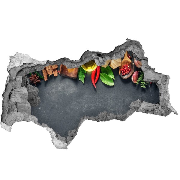 Samolepící nálepka na zeď Kuchyňské chutě zpoza zdi