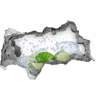 Samolepící nálepka beton Osvěžující koktejl s limetkou