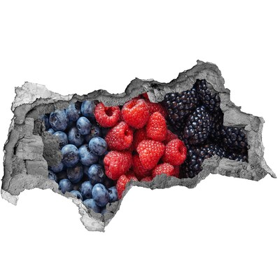 Samolepící nálepka beton Ovocný ráj ve zdi