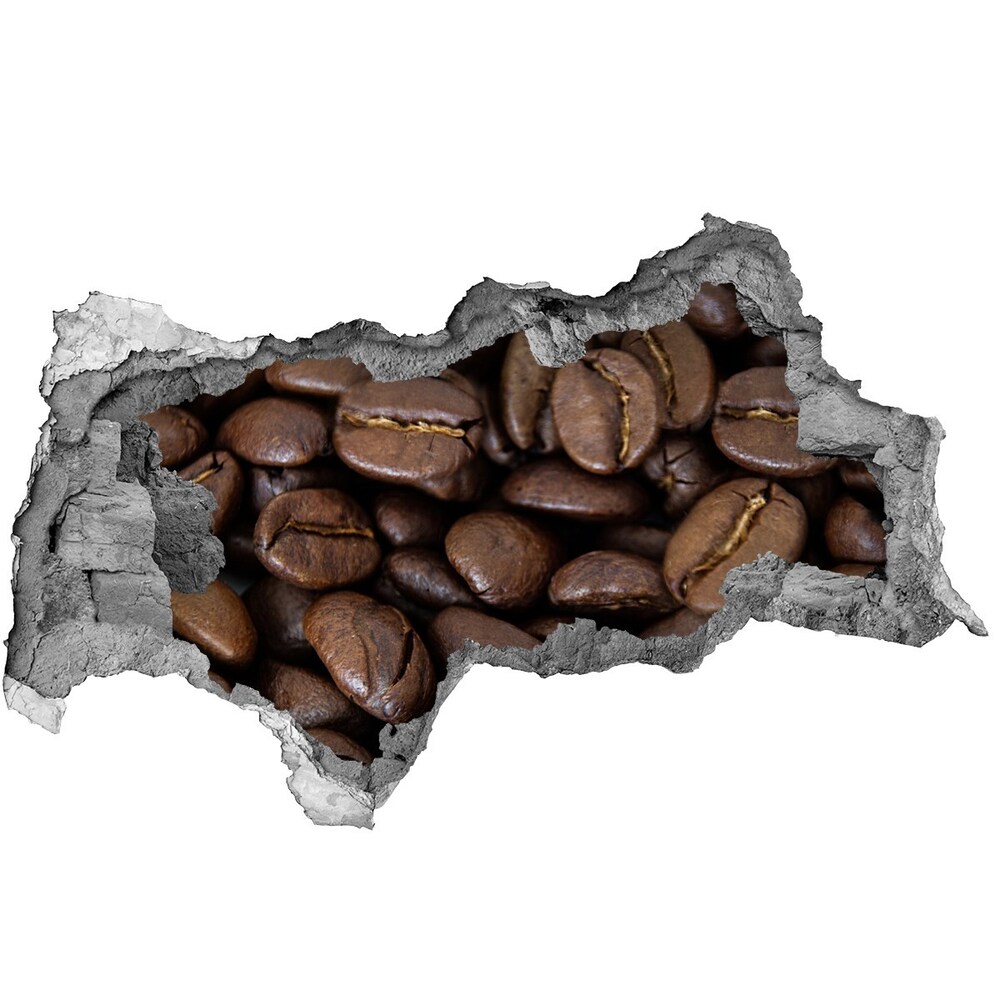 Samolepící nálepka beton Zrnka kávy
