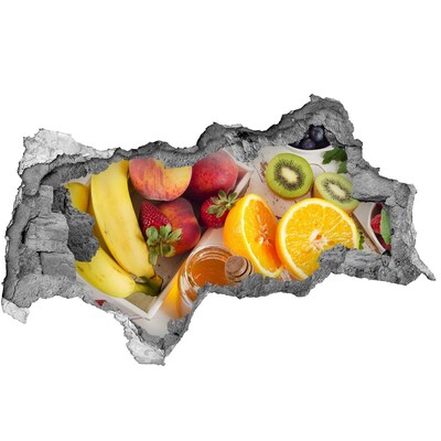 Samolepící nálepka beton Ovocný ráj s medem