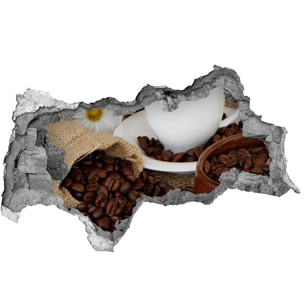 Samolepící nálepka beton Káva v pohodlí domova