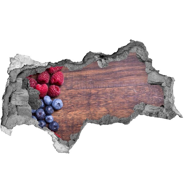 Samolepící nálepka na zeď Ovocný ráj v rozbořené zdi