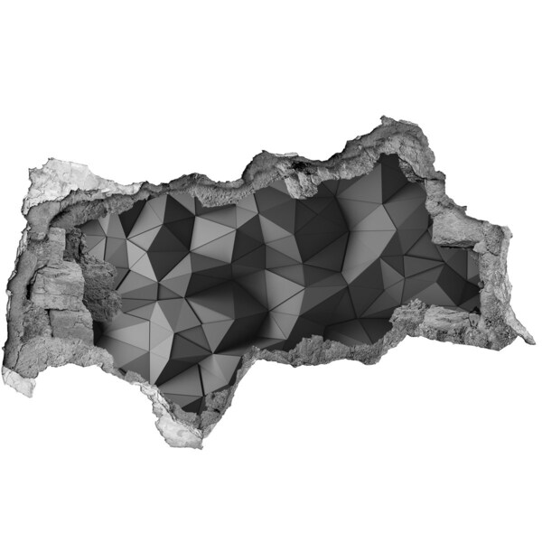 Samolepící díra zeď Moderní díra ve zdi