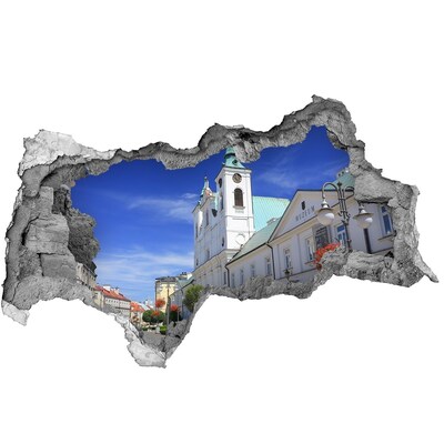 Fototapeta díra na zeď 3D Řešov Polsko