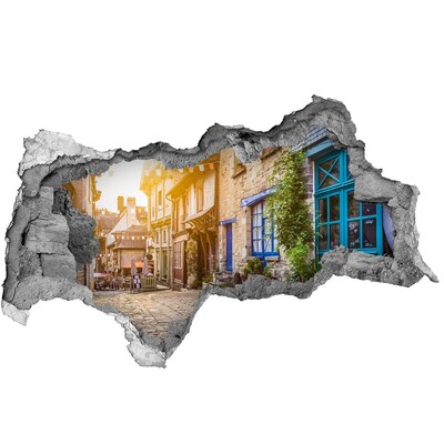 Fototapeta díra na zeď 3D Okouzlující ulice ve městě