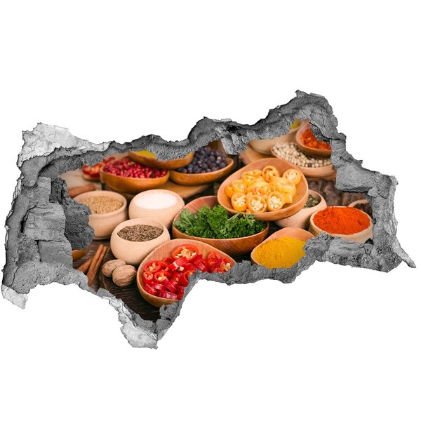 Samolepící nálepka Kuchyně plná koření