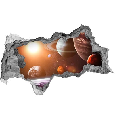 Foto fotografie díra na zeď Vesmírné dobrodružství