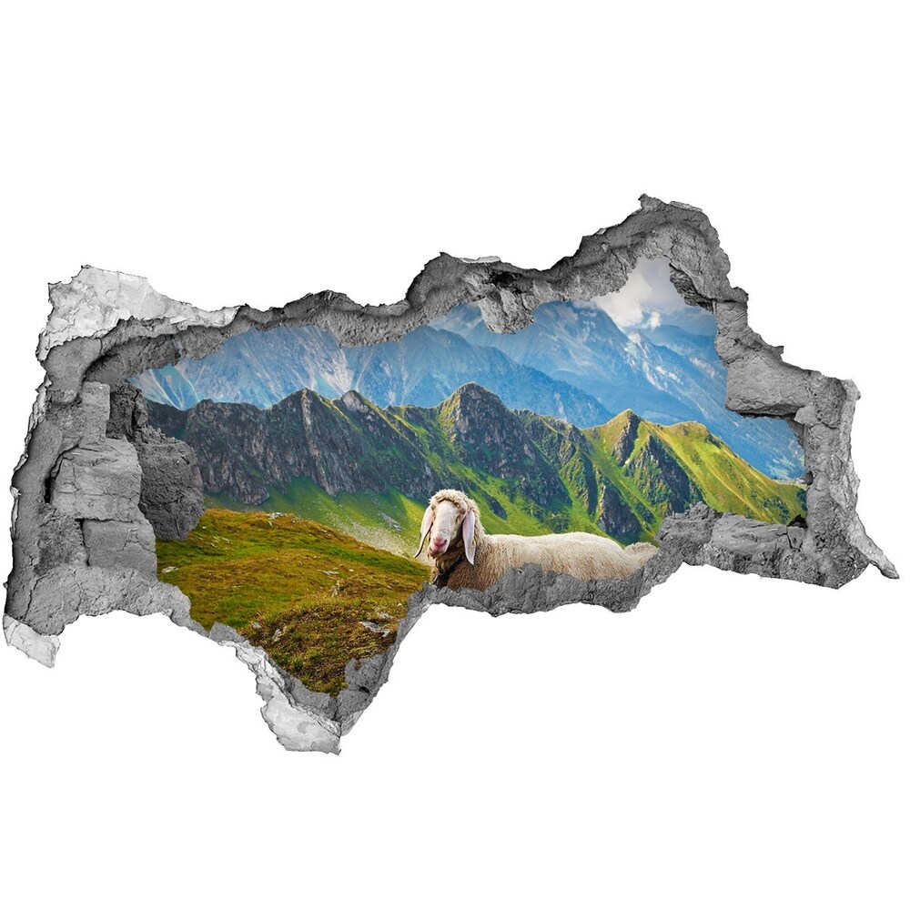 Nálepka fototapeta 3D na zeď Ovce v Alpách