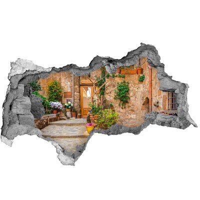 Fototapeta díra na zeď 3D Okouzlující město v Itálii