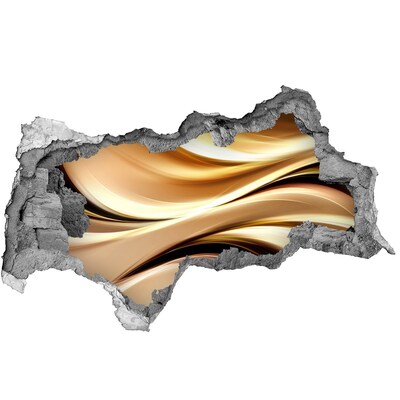 Samolepící díra na stěnu Zlaté vlny ve zdi