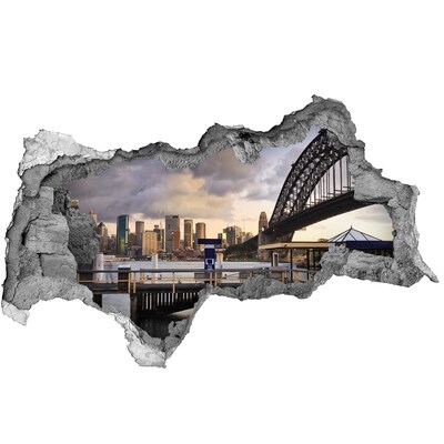 Fototapeta díra na zeď 3D Pohled na Sydney