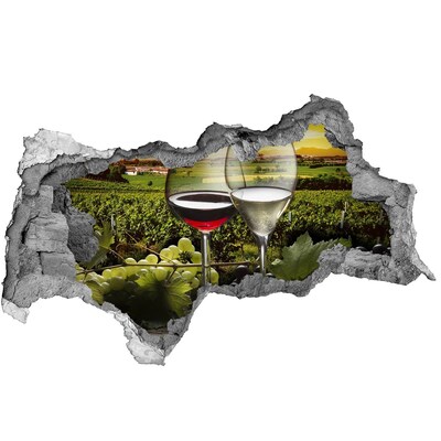 Samolepící nálepka Víno ve vinici