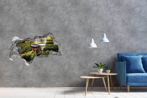 Samolepící nálepka Víno ve vinici