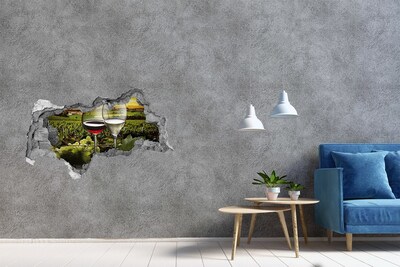 Samolepící nálepka Víno ve vinici