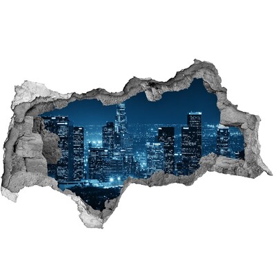 Fototapeta díra na zeď 3D Noční pohled na Los Angeles