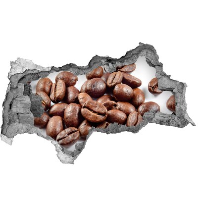 Fototapeta díra na zeď 3D Zrnka kávy