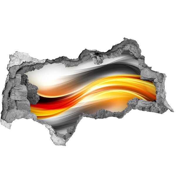 Nálepka fototapeta 3D výhled Průlom barev v betonu