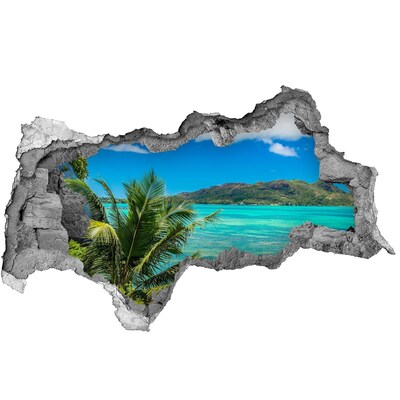 Fotoobraz díra na stěnu Pobřeží Seychely