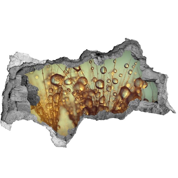 Samolepící díra na stěnu Kapky na jemné vlasy