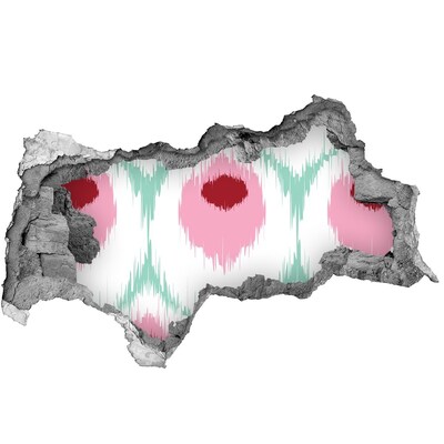 Fototapeta díra na zeď Zvuková iluze v betonu