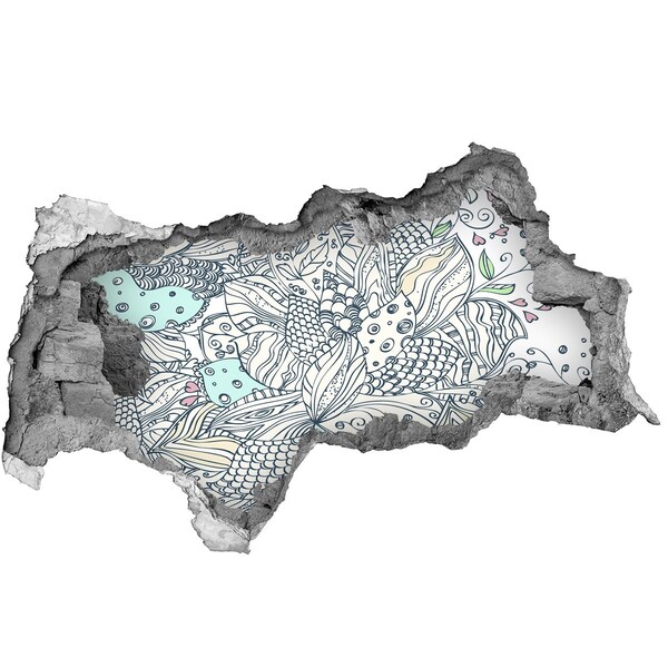 Fototapeta díra na zeď 3D Barevný svět přírody