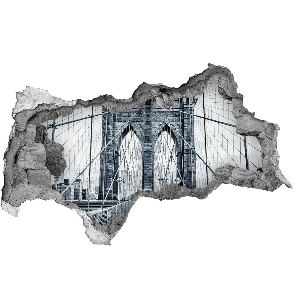 Samolepící díra na stěnu Brooklynský most