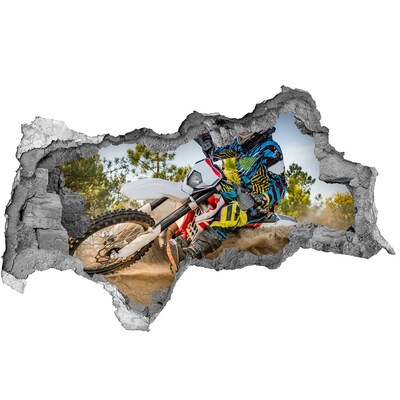 Samolepící nálepka beton Motocross