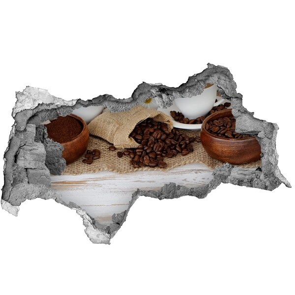 Nálepka fototapeta 3D na zeď Káva v přírodním prostředí