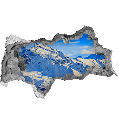 Fototapeta díra na zeď Zimní horská krajina