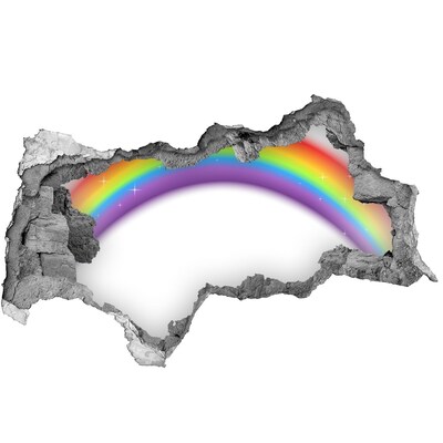 Fotoobraz díra na stěnu Únik duhového světla