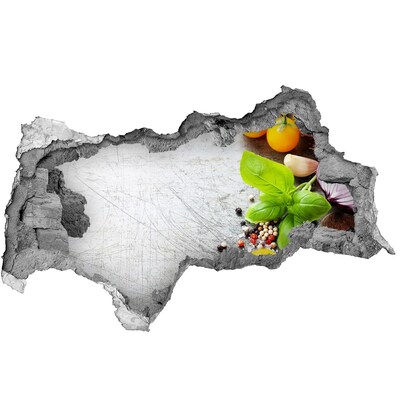 Nálepka 3D díra samolepící Kuchyňské inspirace zpoza zdi