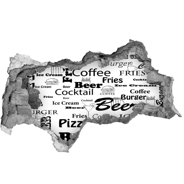 Samolepící díra na stěnu Kulinářský chaos