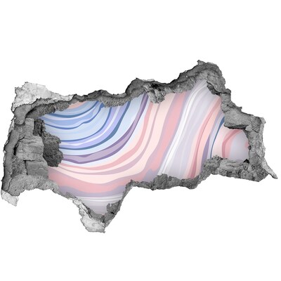 Fototapeta díra na zeď Barevná díra ve zdi