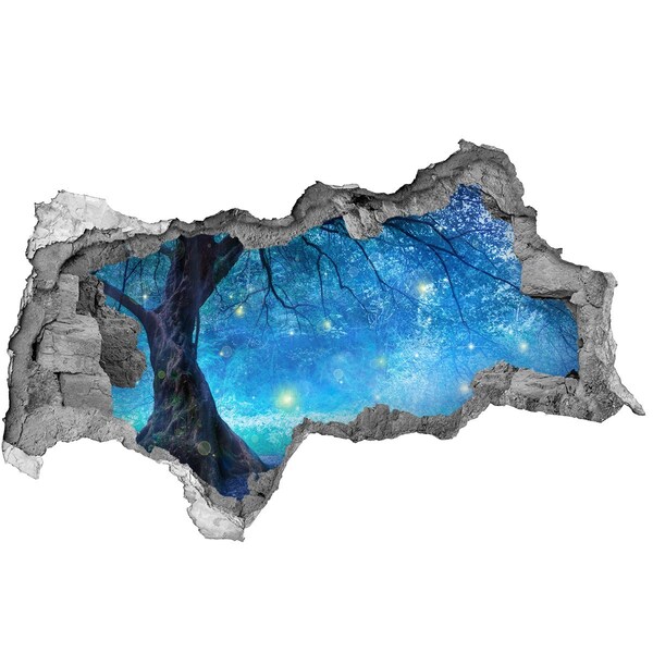 Fototapeta díra na zeď Kouzelný les v měsíčním světle