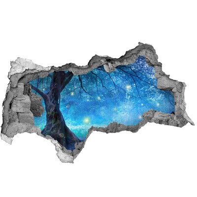 Fototapeta díra na zeď Kouzelný les v měsíčním světle