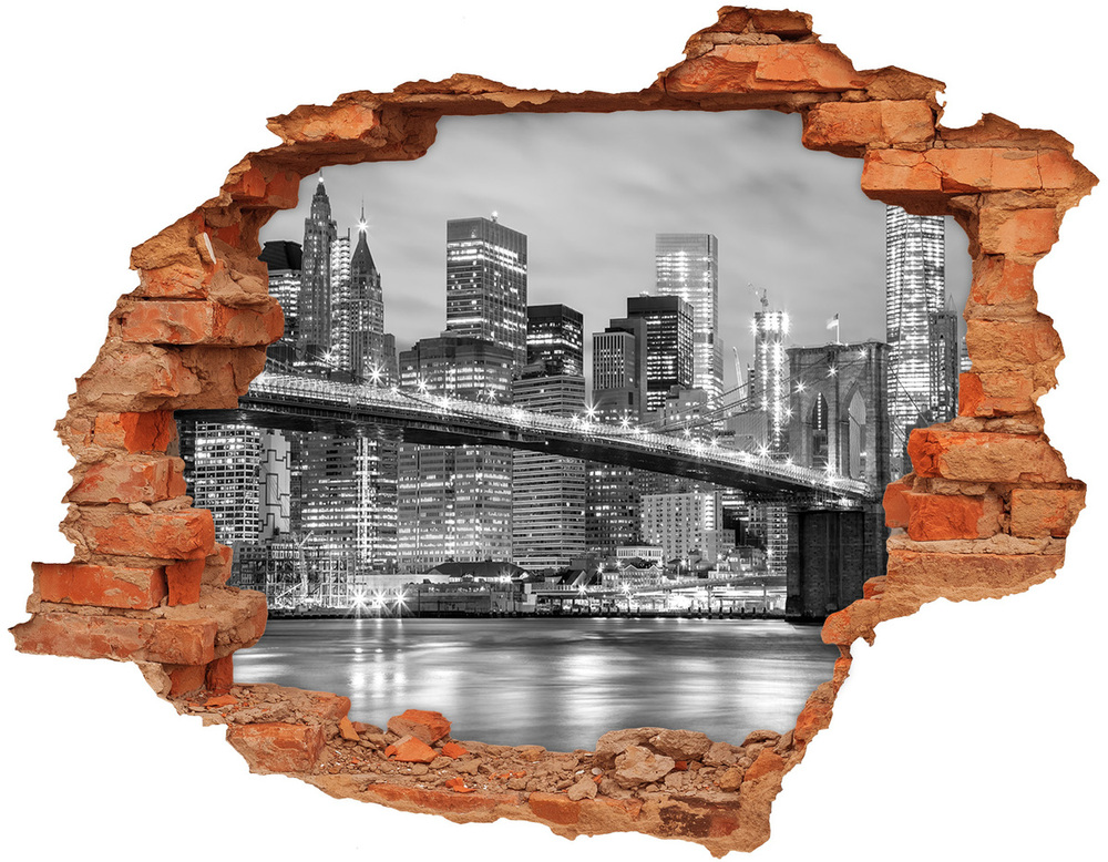 Fototapeta díra na zeď Manhattan New York