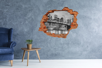 Fototapeta díra na zeď Brooklynský most v New Yorku