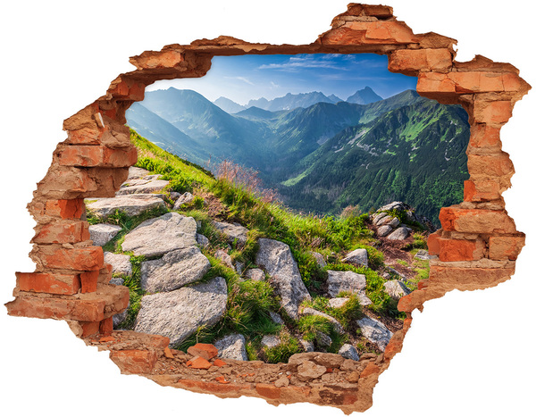 Fototapeta díra na zeď Východ slunce Tatry
