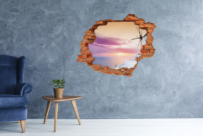 Samolepící nálepka Pohled na řecký ostrov