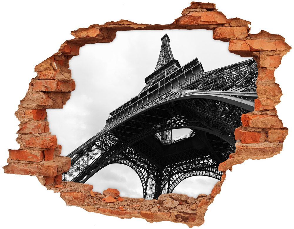 Fototapeta díra na zeď Eiffelova věž Paříž