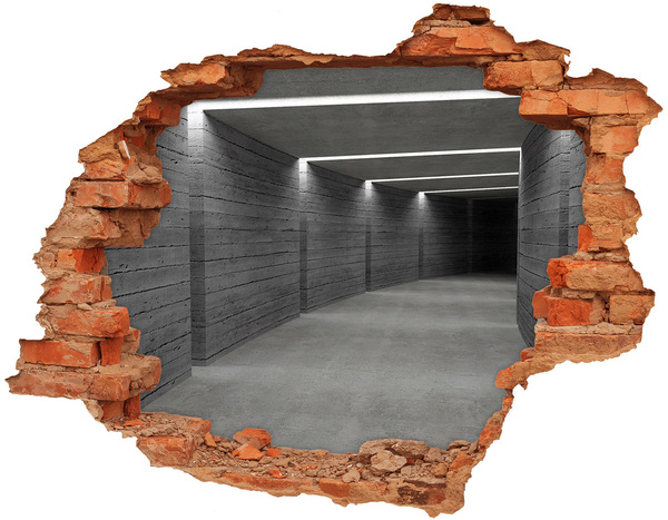 Fototapeta díra na zeď Betonový tunel