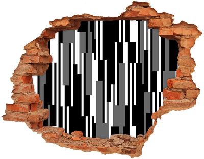 Fototapeta díra na zeď Moderní umění na zdi