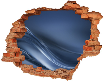 Samolepící díra na stěnu Díra ve zdi s výhledem na oblohu