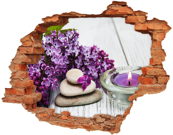 Samolepící nálepka Květinová oáza klidu