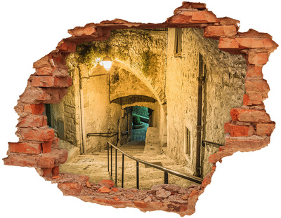 Fototapeta díra na zeď Historická ulice ve starém městě