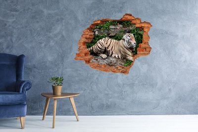 Fototapeta díra na zeď Tygr na skále