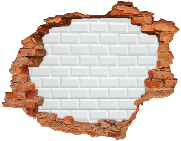 Fototapeta díra na zeď Keramická stěna