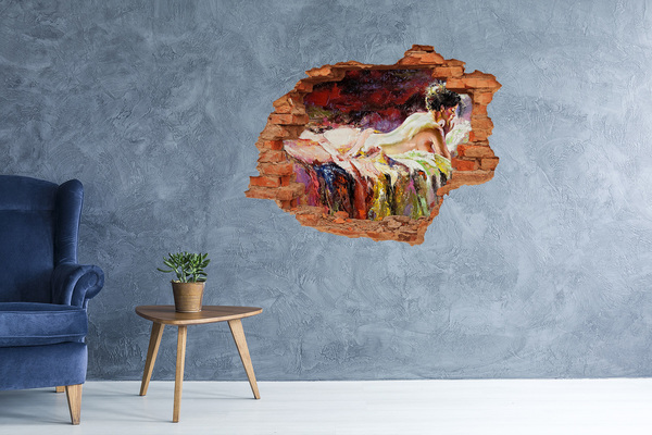 Díra 3D fototapeta nálepka Malebná horská krajina